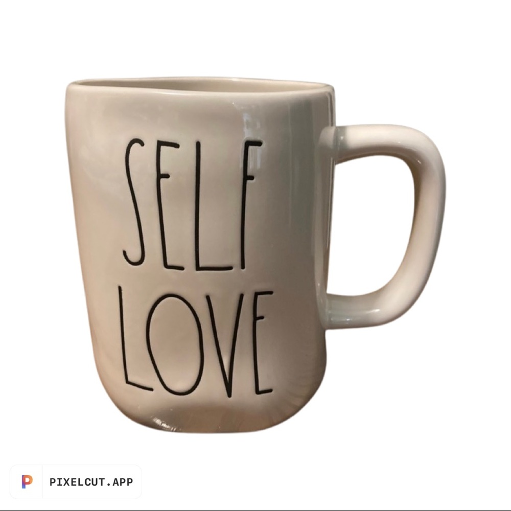 Rae Dunn Self Love coffee mug